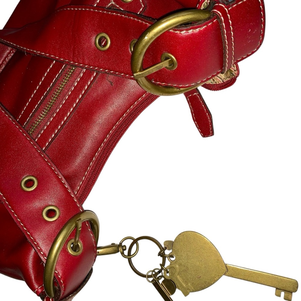 Y2K Nine West Hobo Leather Shoulder Bag - Picture 5 of 11